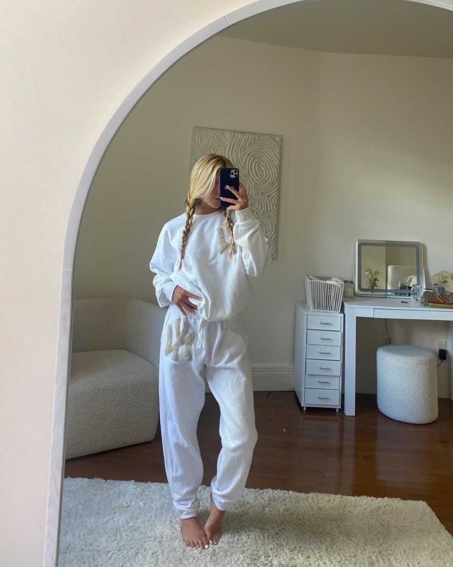 NY Sweat Set - White