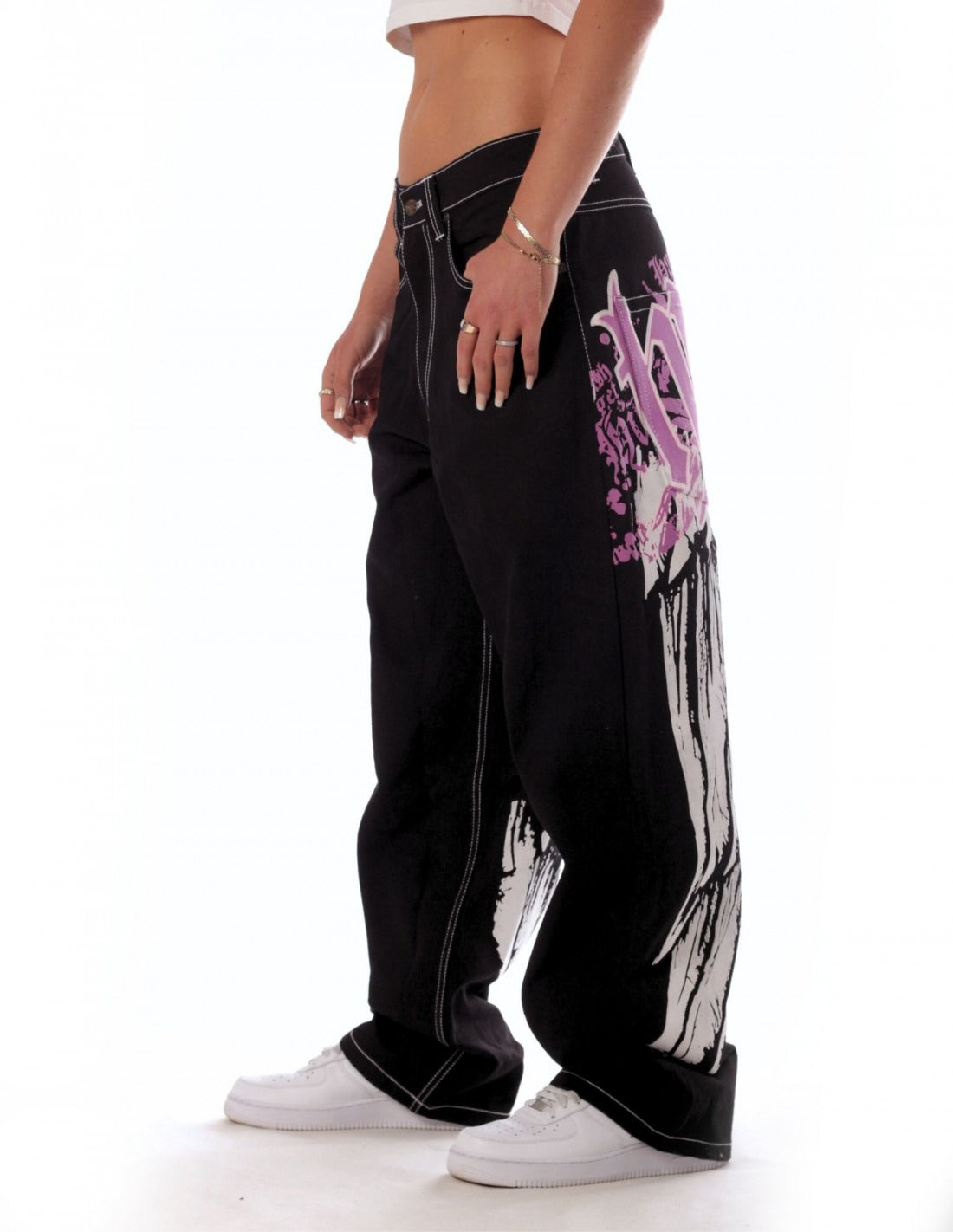Baggy Royal Purple Hustla Jeans