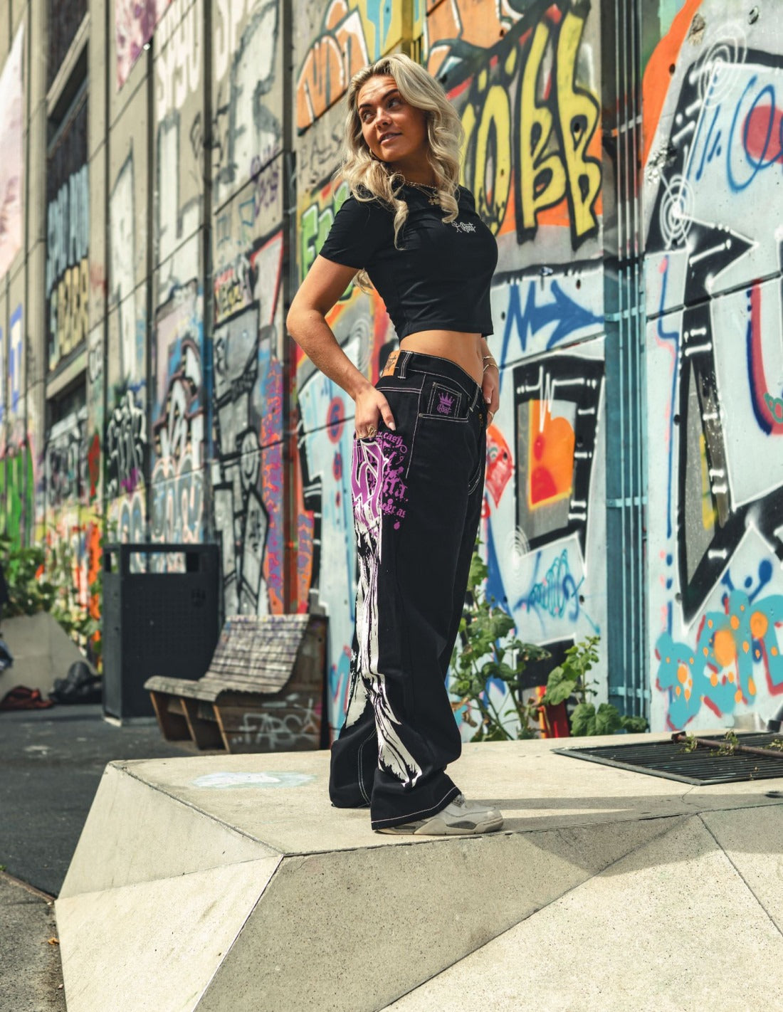 Baggy Royal Purple Hustla Jeans
