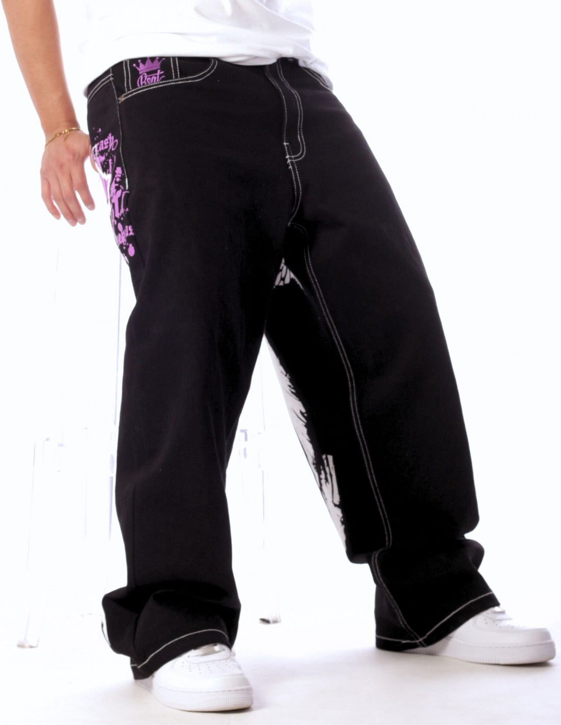 Baggy Royal Purple Hustla Jeans