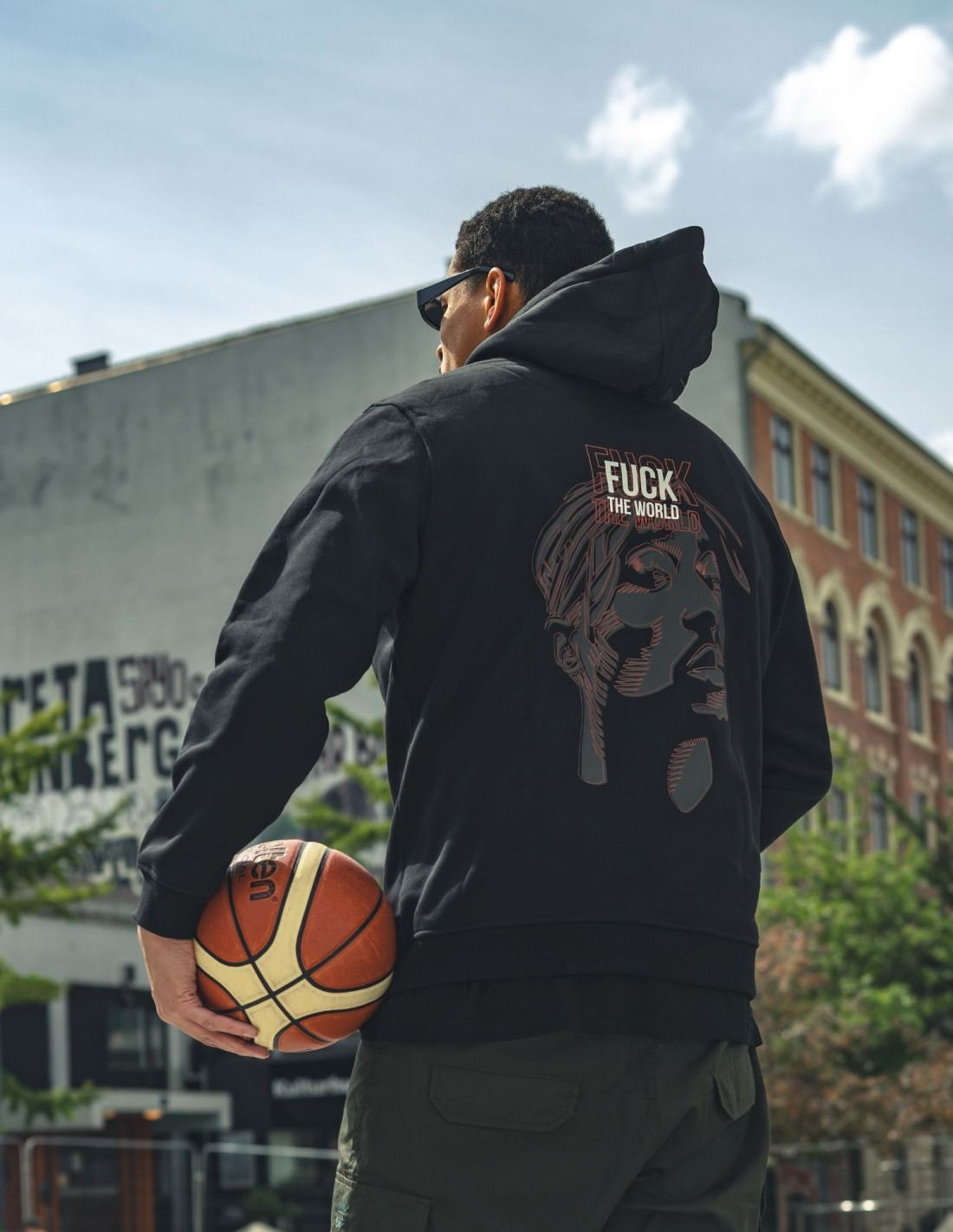 Tupac Hoodie - Black